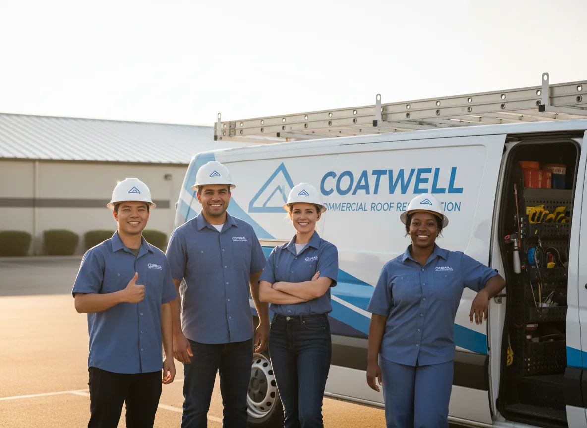 Commercial roof coating company in Encino, CA